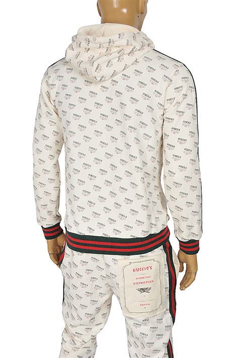 gucci sweatsuit men's|gucci jogging suits for men.